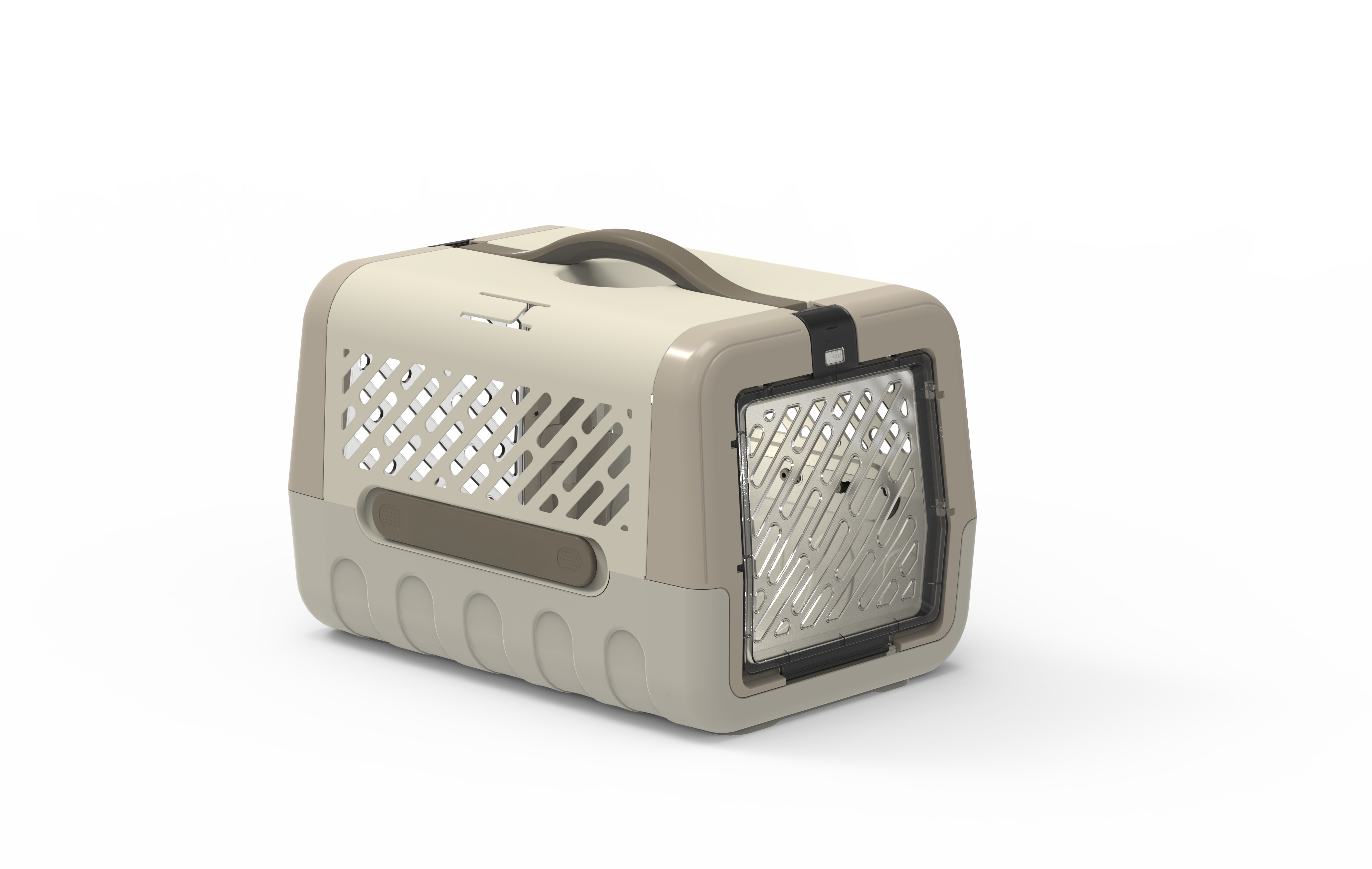 MamaPetz Bend Carrier Pet Travel Bag White